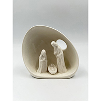 Ceramic Nativity Set Table Dec