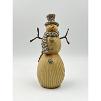 Polyresin Snowman Table Dec