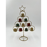 Wire Xmas Tree Table Dec