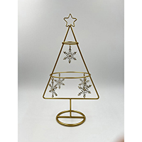 Wire Xmas Tree Table Dec